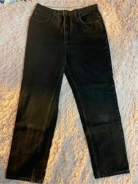 Vintage Lands' End  Black Women's Jeans 100%Cotton